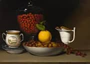 Still Life Strawberries Nuts 1822 By Raphaelle Peale