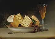 Still Life Currants and Biscuits 1813 By Raphaelle Peale