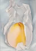 Peach 1930 By Georgia O'Keeffe