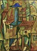 Windmills Telegraph Wire c1915 By Amadeo de Souza Cardoso