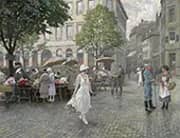 Hojbro Plads Copenhagen By Paul Gustav Fischer