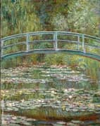 Bridge over a Pond of Water Lilies 1899 By Claude Monet