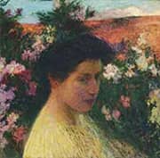 Dans Les Fleurs By Henri Jean Guillaume Martin