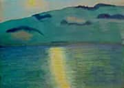 Moonlight Landscape By Marianne von Werefkin