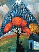 The Red Tree 1910 By Marianne von Werefkin