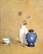 Blue White and Gold 1915 By Emil Carlsen