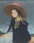 Henriette in a Big Hat By Henri Evenepoel