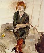 Young English Woman 1926 By Jules Pascin