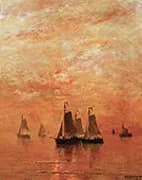 Sunset Glow 1922 By Hendrik Willem Mesdag