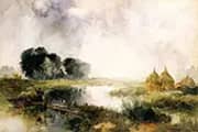 A Showery Day Long Island By Thomas Moran