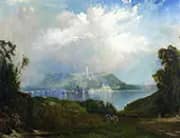 View of Fairmont Waterworks Philadelphia By Thomas Moran