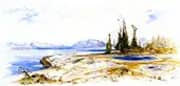 Yellowstone Lake 2 By Thomas Moran