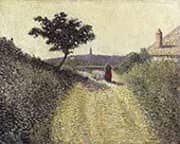 Rue de Paysage c1890 By Leon Pourtau