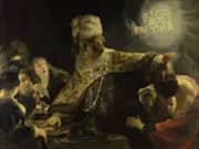 Belshazzar's Feast 1635 By Rembrandt Van Rijn
