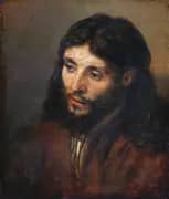 Head of Christ 1648 By Rembrandt Van Rijn