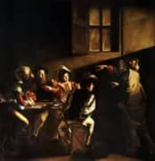 The Calling of St Matthew c1600 By Caravaggio