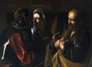 The Denial of St Peter 1610 By Caravaggio
