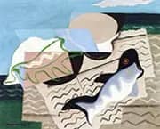 Blue Fish By Louis Marcoussis