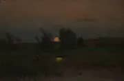 Moonrise 1887 By George Inness