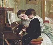 The Music Lesson 1863 By Charles West Cope