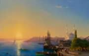 A View of the Bosphorus from the Nile By Ivan Aivazovsky