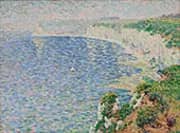 View of The Cliffs at Etretat 1888 By Claude Emile Schuffenecker