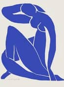Verve Nu Bleu IX By Henri Matisse