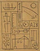 Composition 1932 By Joaquin Torres-Garcia