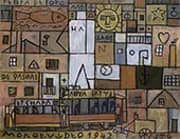 Constructive City with Universal Man By Joaquin Torres-Garcia