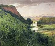 New Haven from East Rock 1900 By John Ferguson Weir