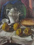 Still Life with Quinces By Leon Viorescu