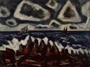 Northern Seascape Off the Banks By Marsden Hartley
