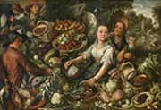 Vegetable Market 1567 By Joachim Beuckelaer