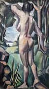 Standing Female Nude By Mainie Jellett