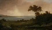 Rhode Island Landscape 1859 By Martin Johnson Heade