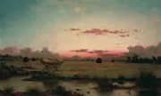 The Marshes at Rhode Island 1866 By Martin Johnson Heade
