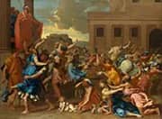 The Abduction of the Sabine Women 1634 By Nicolas Poussin