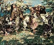 April By Edward Atkinson Hornel