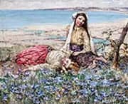 Picking Flowers Brighouse Bay By Edward Atkinson Hornel
