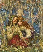 The Bluebell Wood By Edward Atkinson Hornel