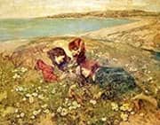 The Captive Butterfly 1905 By Edward Atkinson Hornel