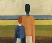 Two Figures By Anna Leporskaya