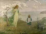 A Vision of Spring 1902 By Thomas Millie Dow