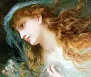 Head of a Nymph By Sophie Gengembre Anderson