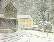 Halstead in The Snow 1935 By Eric Ravilious