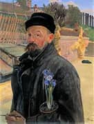 Autoportret z Hiacyntem By Jacek Malczewski