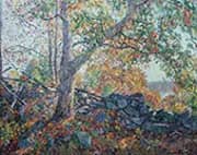 Autumn Landscape By Wilson H Irvine