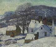 Farm Scene By Wilson H Irvine