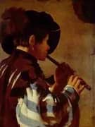 Flautist 1624 By Hendrick ter Brugghen