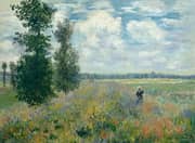 Poppy Fields near Argenteuil 1875 By Claude Monet